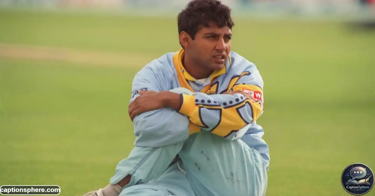 Ajay Jadeja batting for India during his international cricket career
