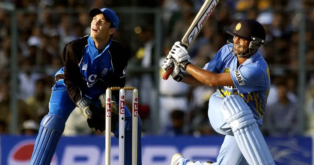 Dinesh Mongia in India cricket team attire during his international career.