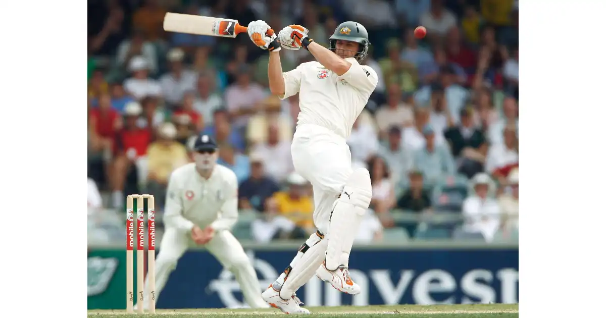 Adam Gilchrist playing for Australia in Test cricket