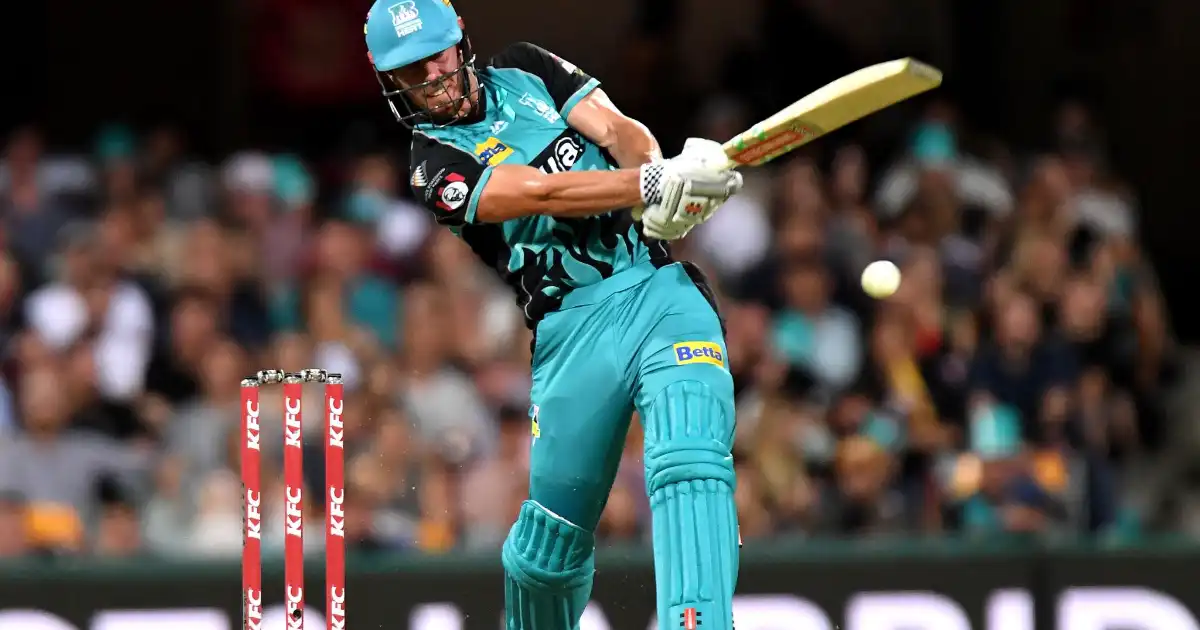 Chris Lynn batting during a professional cricket match