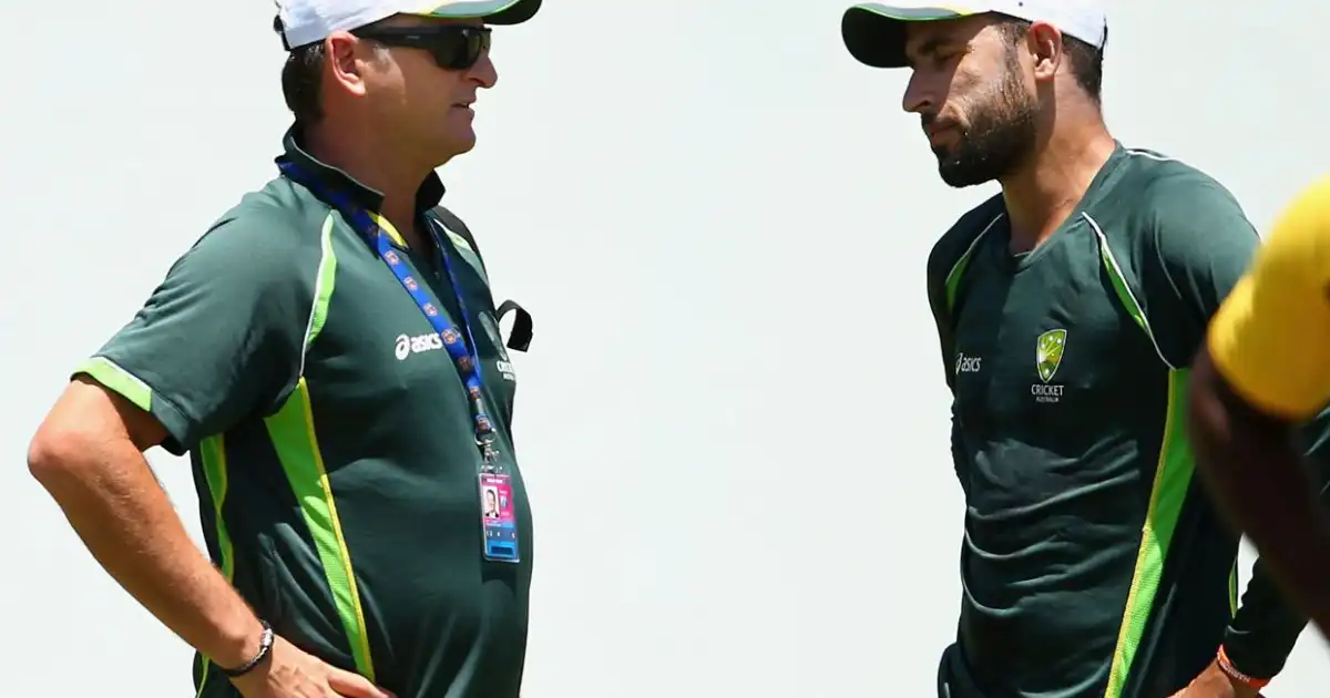 Fawad Ahmed during an Australian cricket training session in 2015.