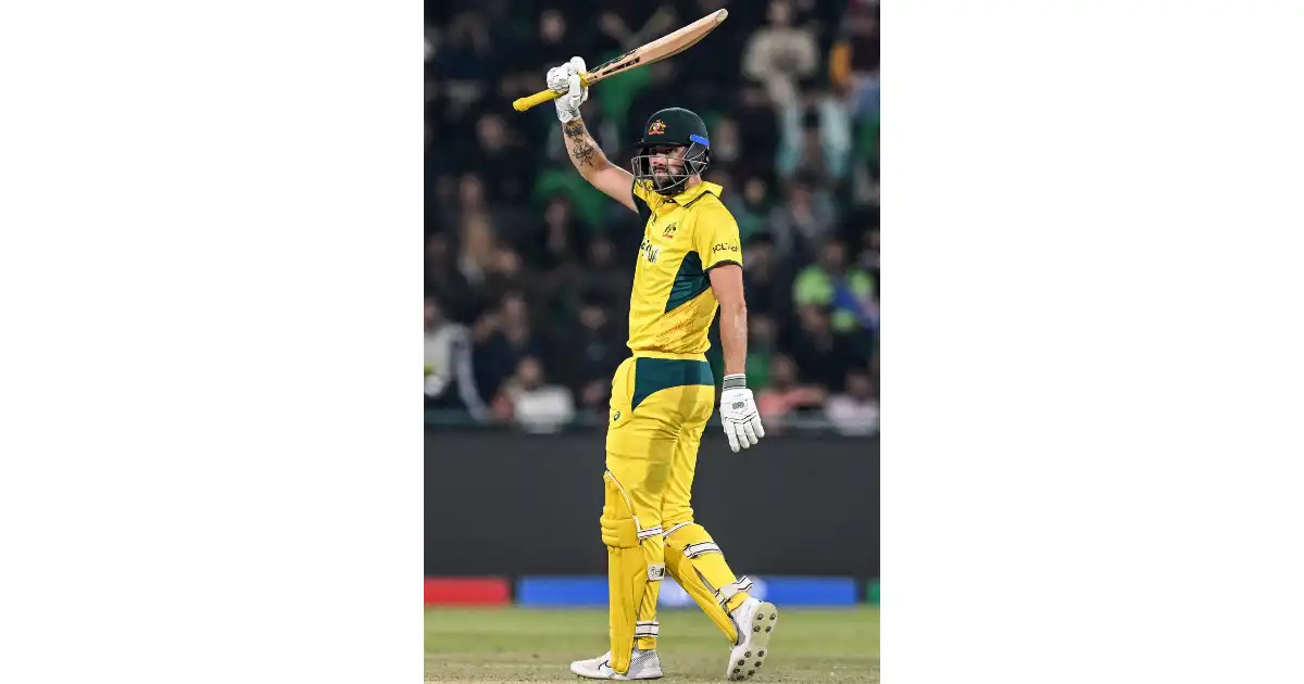 Matt Short batting for Australia in international cricket